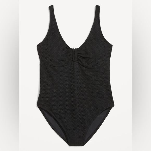 Crochet One-Piece Swimsuit - Picture 3 of 9